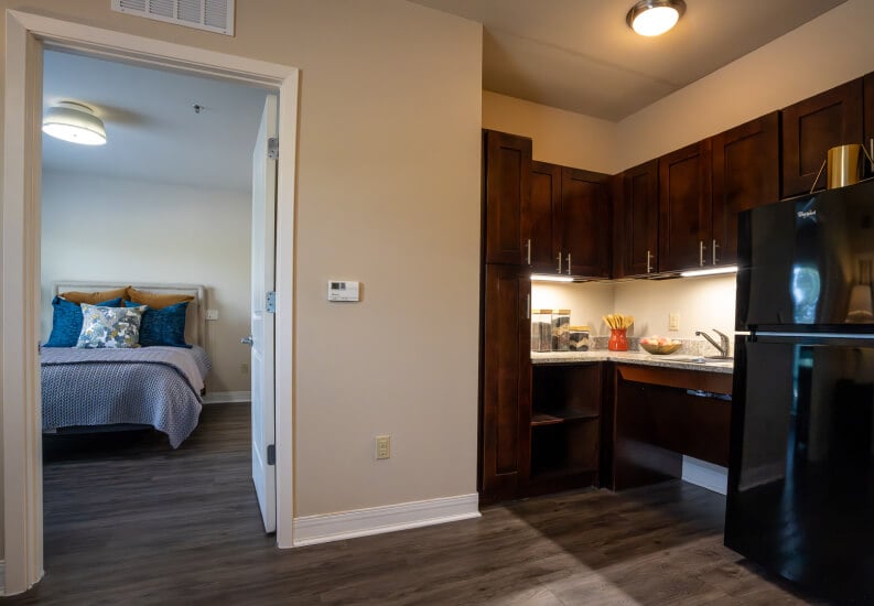 Assisted Living Studio Apartment with Kitchenette Assisted Living Studio Apartment with Kitchenette